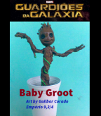 Baby Groot-Guardiões da Galáxia-artesanal